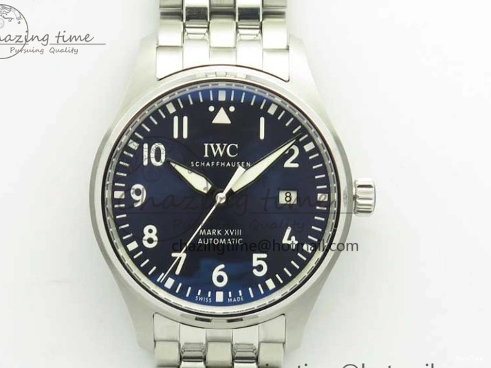 MIROTIME 0501 TimelessDesign Mark XVIII IW327016 Le Petit Prince MKS 1:1 Best Edition Blue Dial On SS Bracelet MIYOTA 9015 V 7206